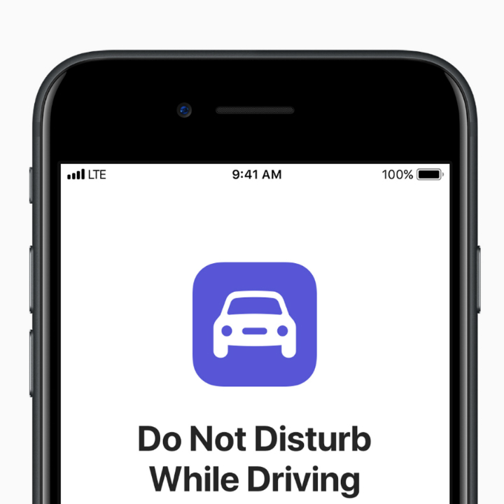 Apple iPhone do not disturb while driving