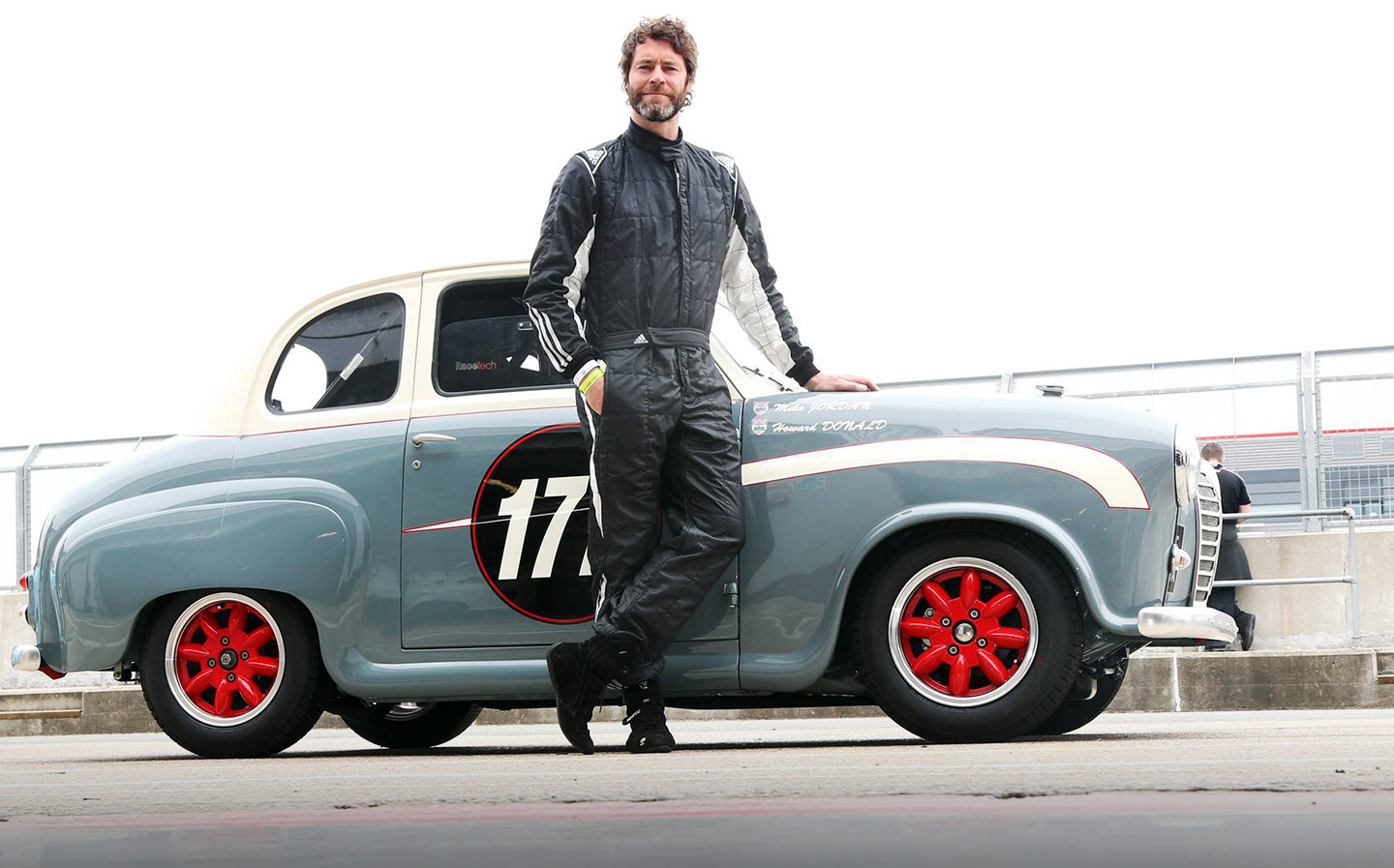 Howard Donald interview ahead of the Take That singer's celebrity race at the 2017 Silverstone Classic, for Sunday Times Driving's Me and My Motor