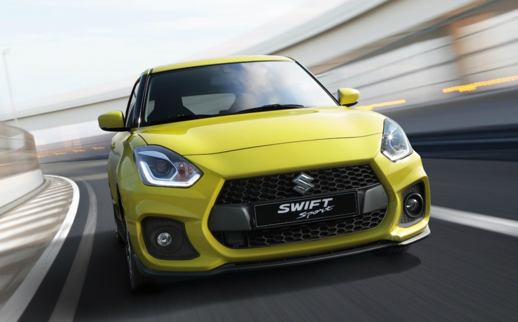 The 2018 Suzuki Swift Sport was revealed at the Frankfurt motor show