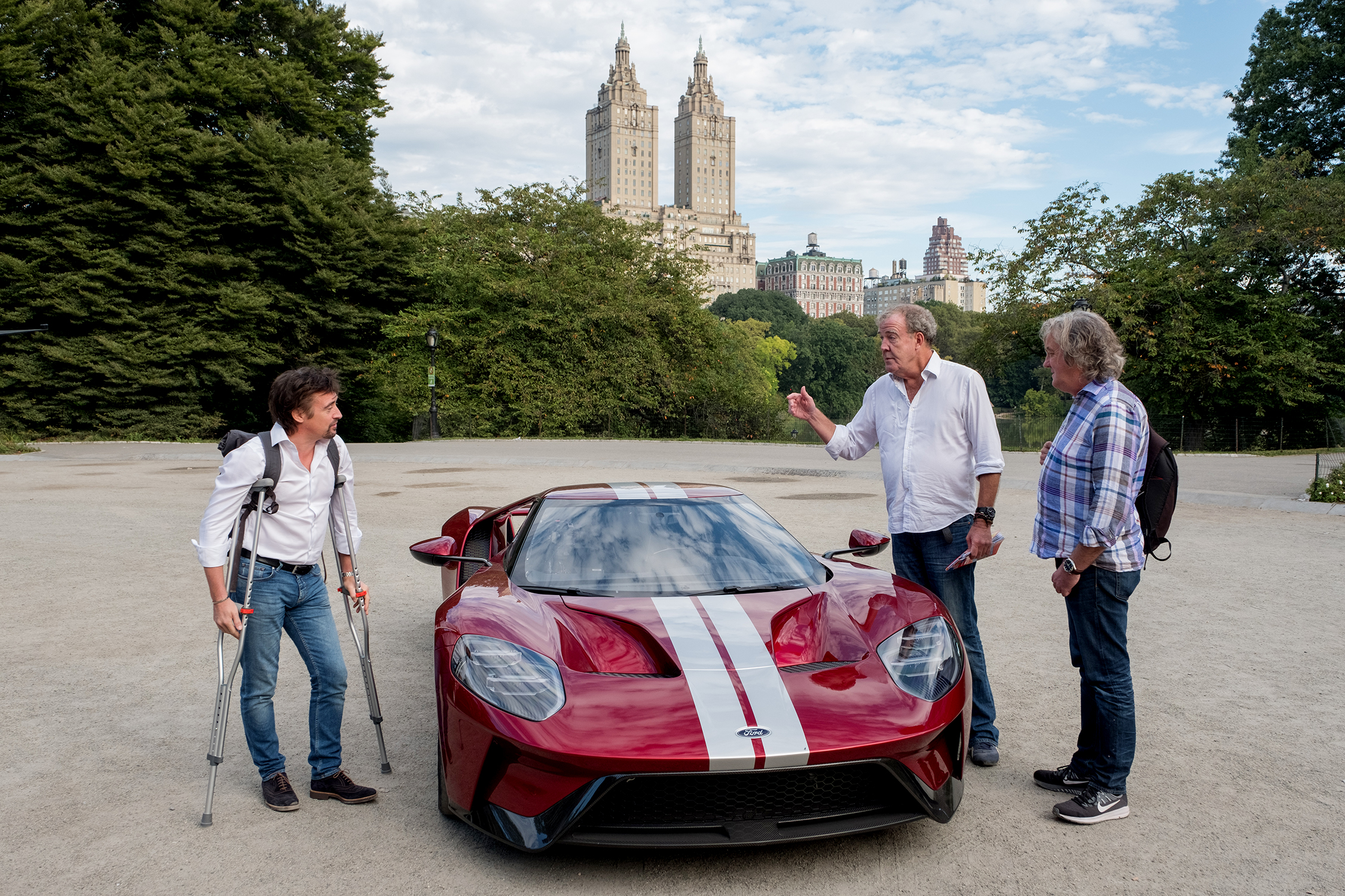 Where in the world: the locations of The Grand Tour season 2: Jeremy gets his hands on the new Ford GT for a road trip from the Big Apple to the world’s most famous waterfall, while James tries to beat him using public transport. Nurse May’s trip is rendered less straightforward by Hopalong Hammond.