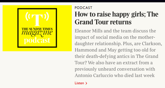 Sunday Times Magazine Podcast: The Grand Tour interview