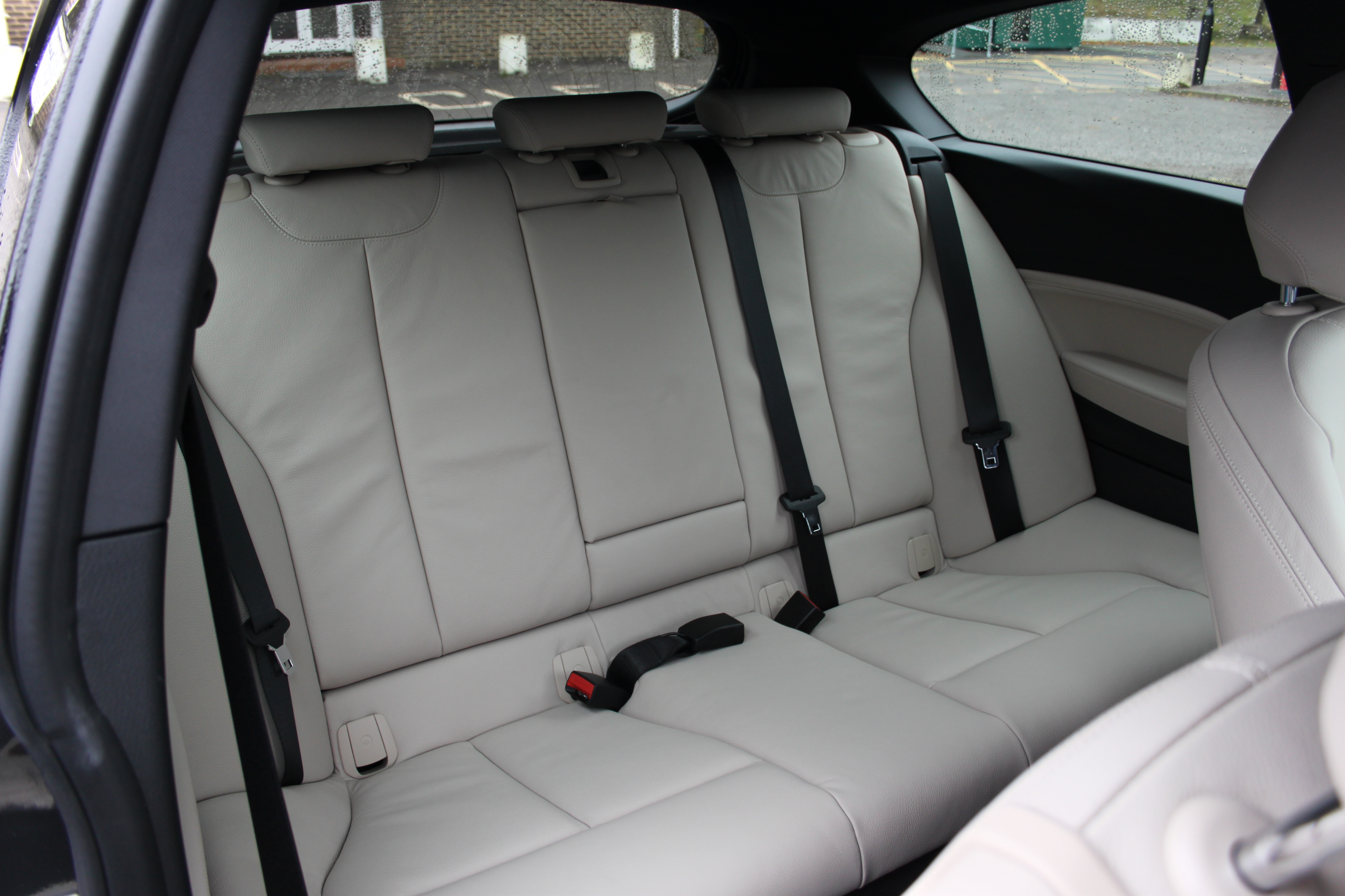 BMW M140i rear seats