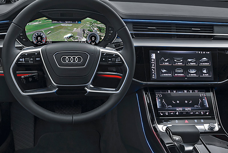 2018 Audi A8 intelligent interior