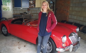 I inherited an MGA: how a classic car changed how I look at motoring (video) - Charlotte Vowden with her 1960 MGA, "Frisky"