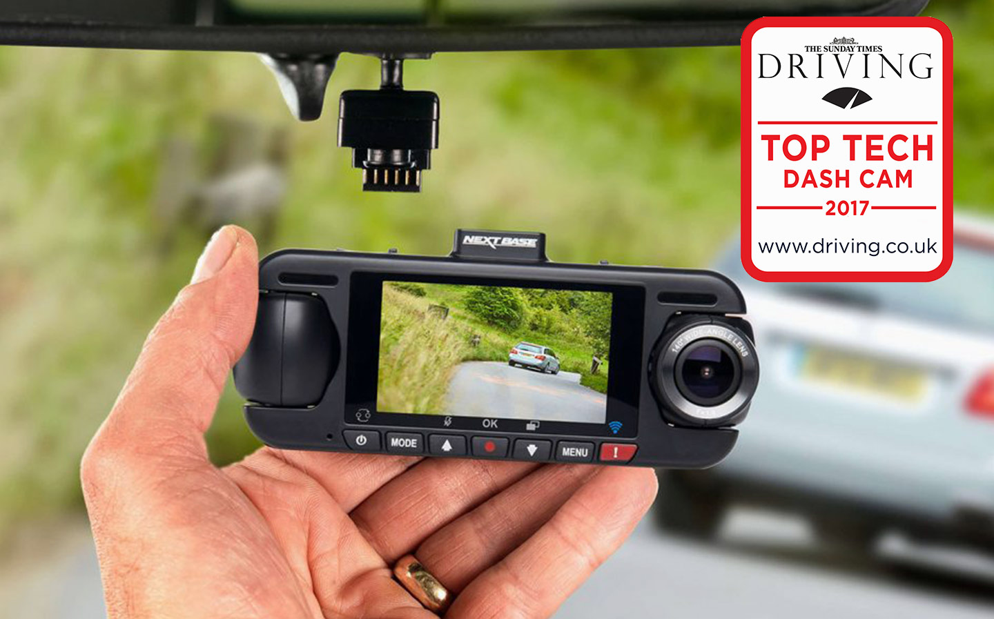 Nextbase Duo HD is Sunday Times Driving's Top Tech Dash Cam 2017 - best dash cams of the year.