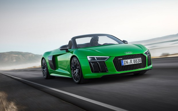2017 Audi R8 Spyder V10 Plus review by Richard Porter of The Grand Tour