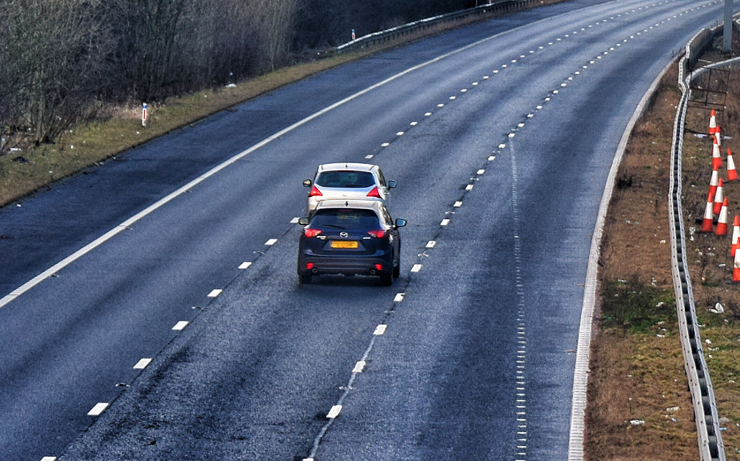 London tops table of middle lane hoggers on motorways
