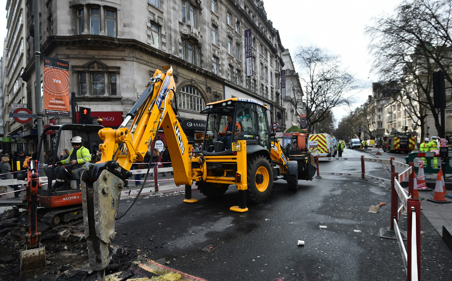 Fine mess: new £2500 penalty reduces roadwork delays