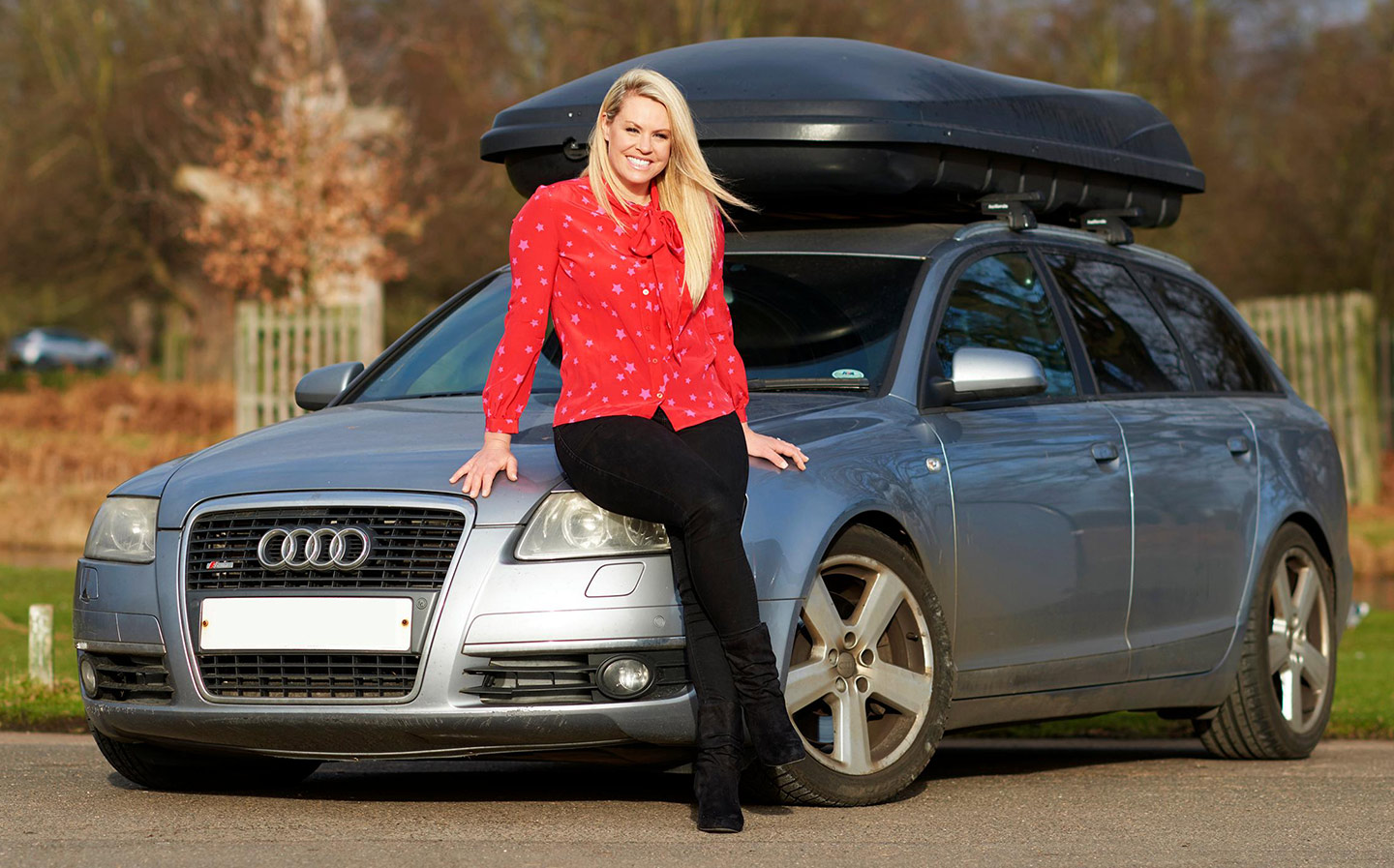Chemmy Alcott, Olympic Skier and Ski Sunday presenter, interview about her cars and career for Sunday Times Driving