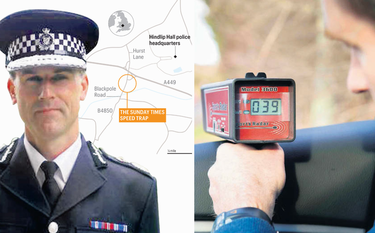 Two cars a minute break speed limit outside West Mercia police chief Anthony Bangham’s HQ