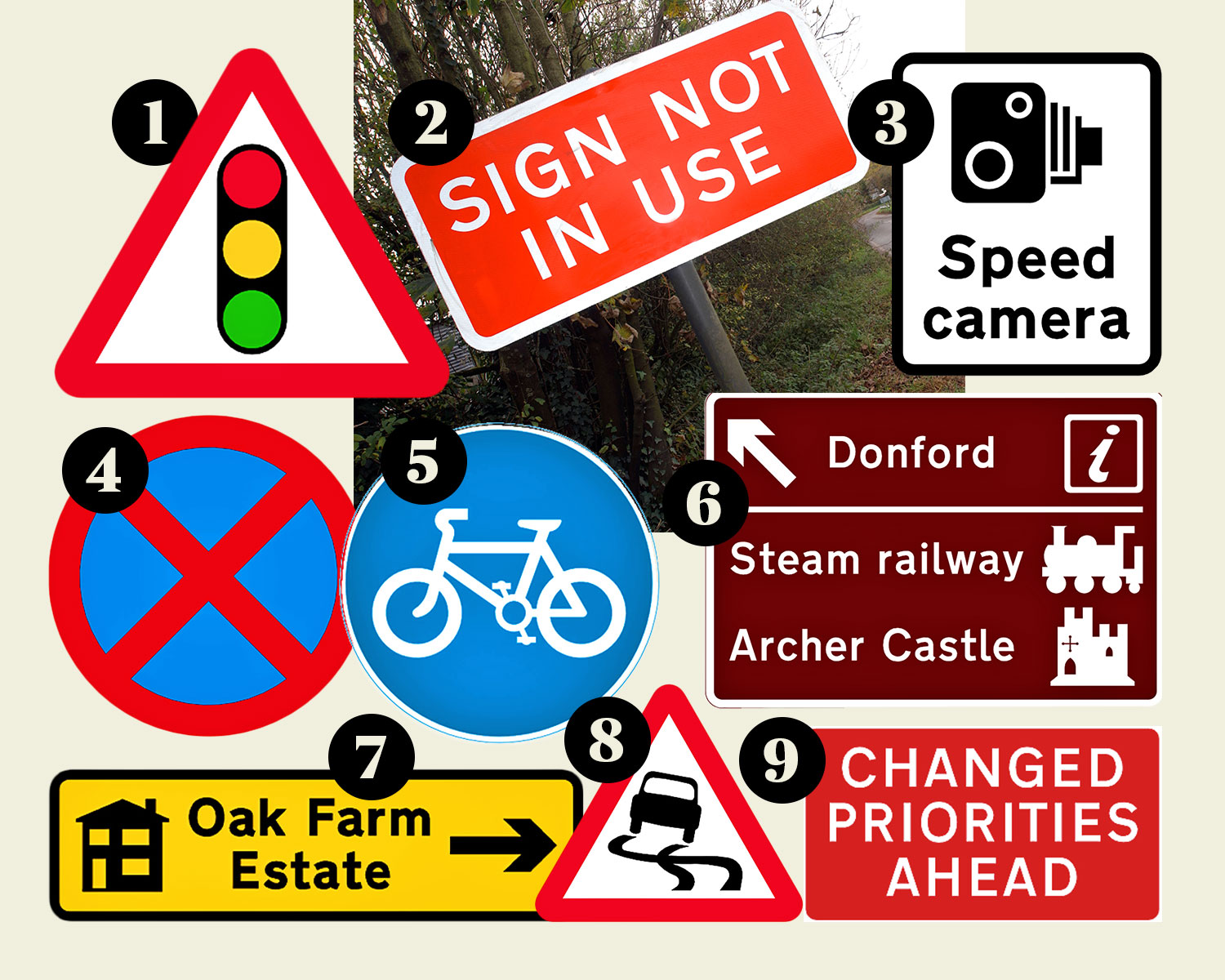 The signs that clutter UK roads
