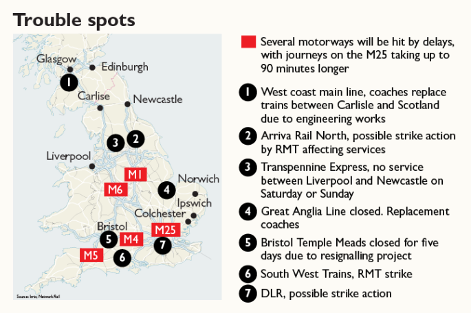 Snow and traffic jams forecast this Easter: drivers warned to take extra care on roads