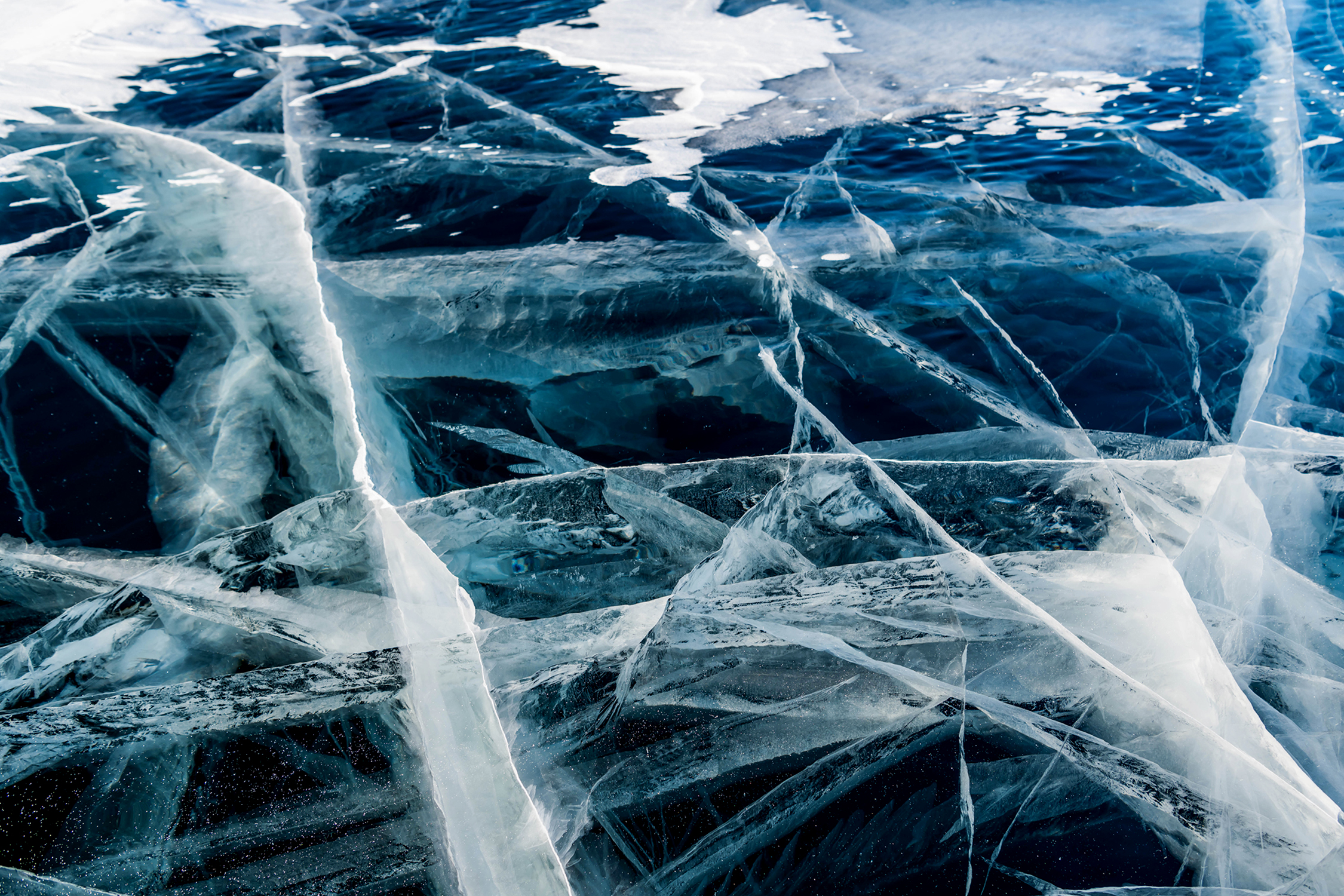 Great Drives: Ice driving on Lake Baikal in a Mazda CX-5: DEEP FREEZE Beautiful patterns form in the ice on Lake Baikal, the world's largest body of fresh water by volume