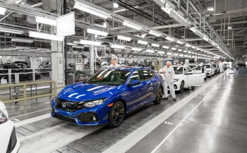 Honda production at Swindon car plant
