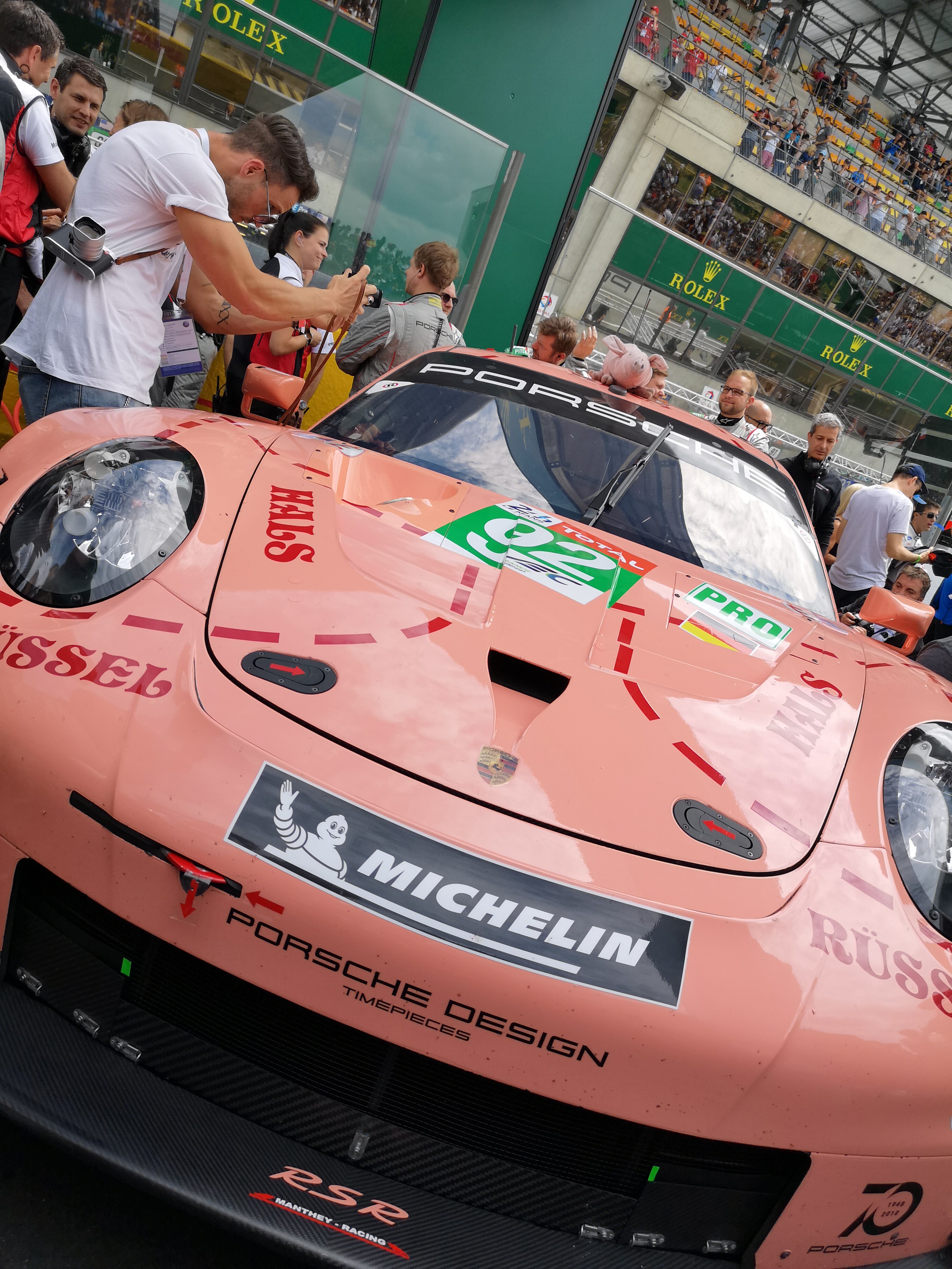 2018 Le Mans 24 Hours - Atmosphere - Grid walk - Porsche 911 RSR