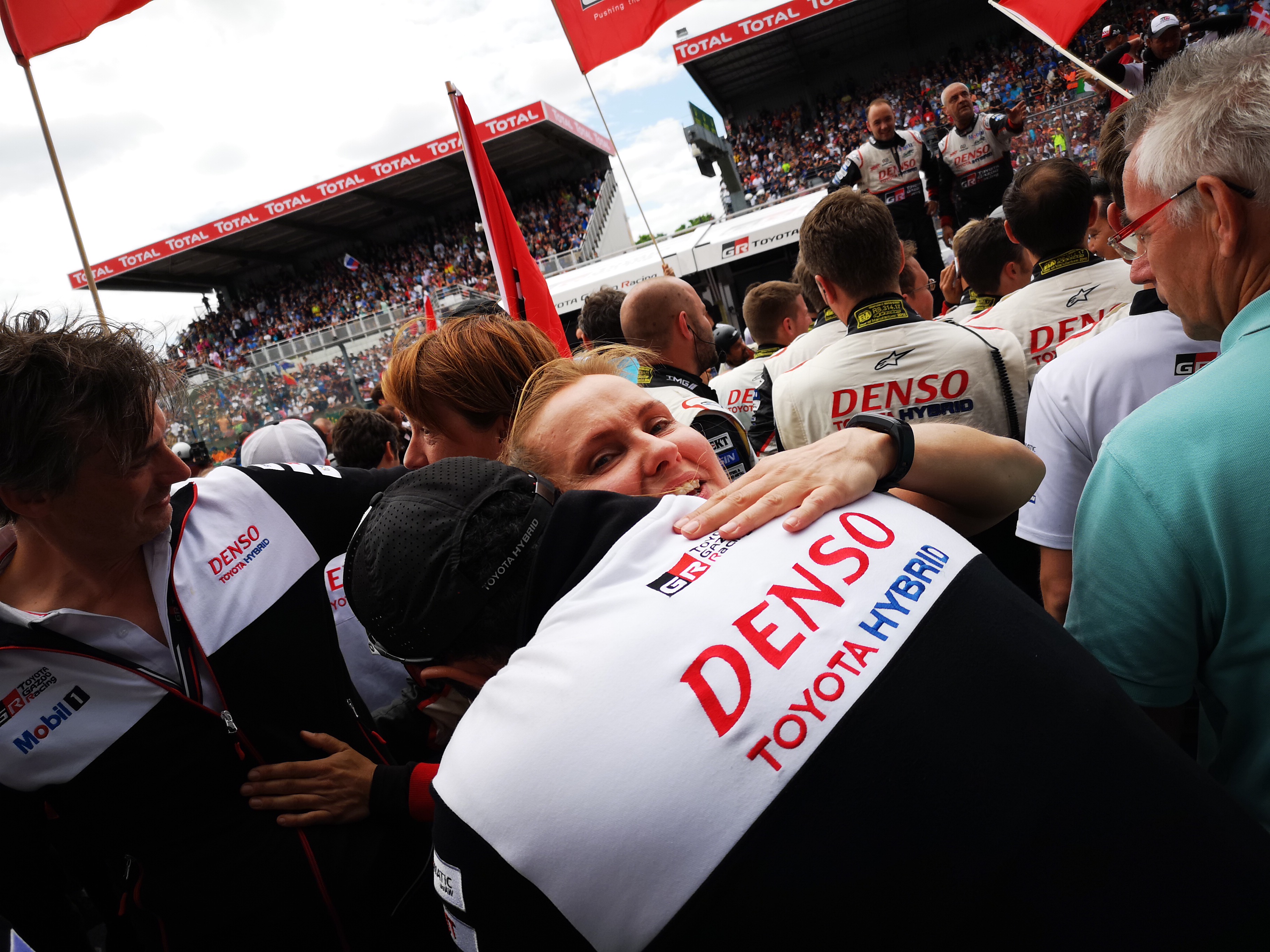2018 Le Mans 24 Hours - post-race atmosphere in pitlane and podium