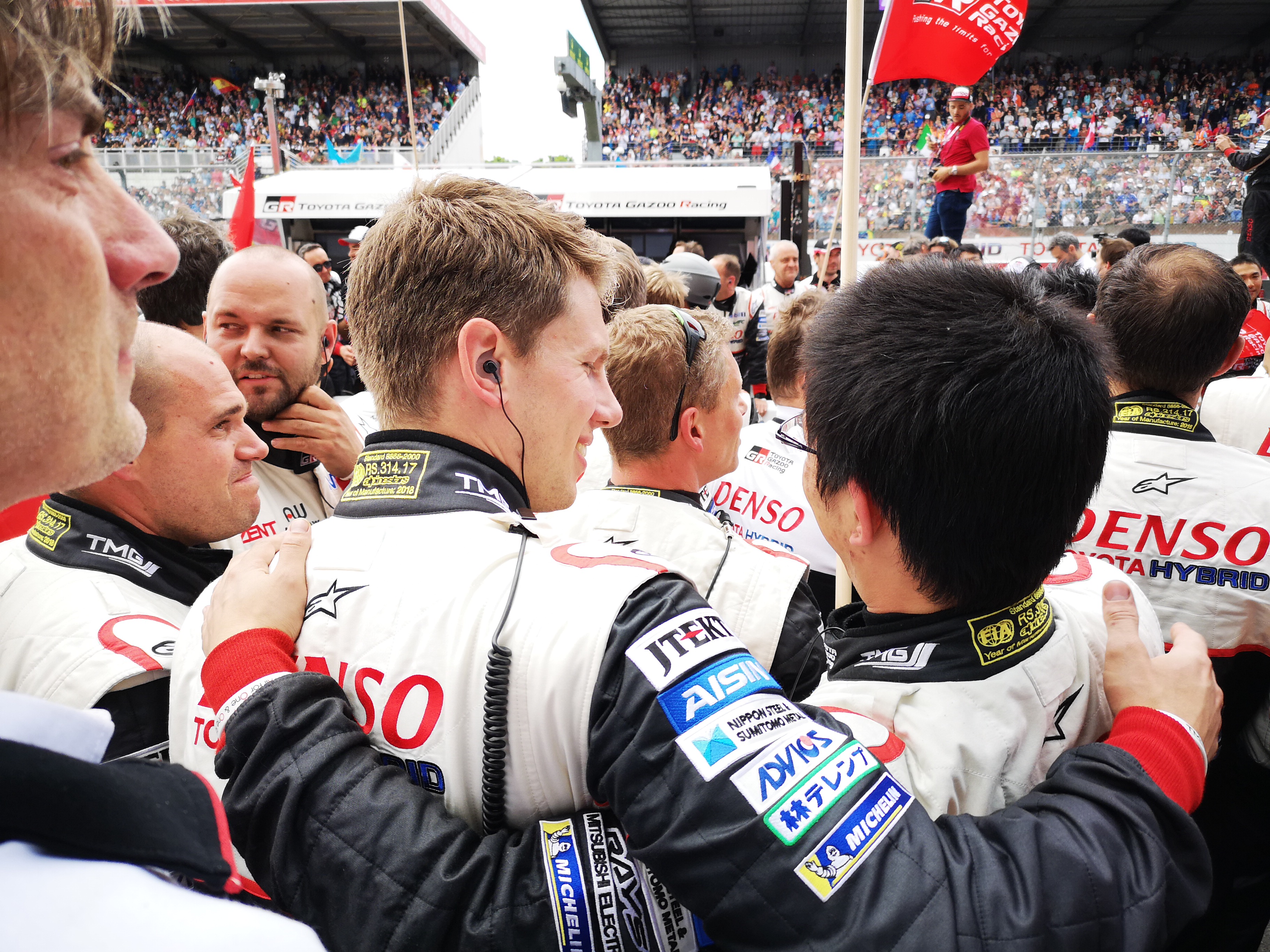 2018 Le Mans 24 Hours - post-race atmosphere in pitlane and podium