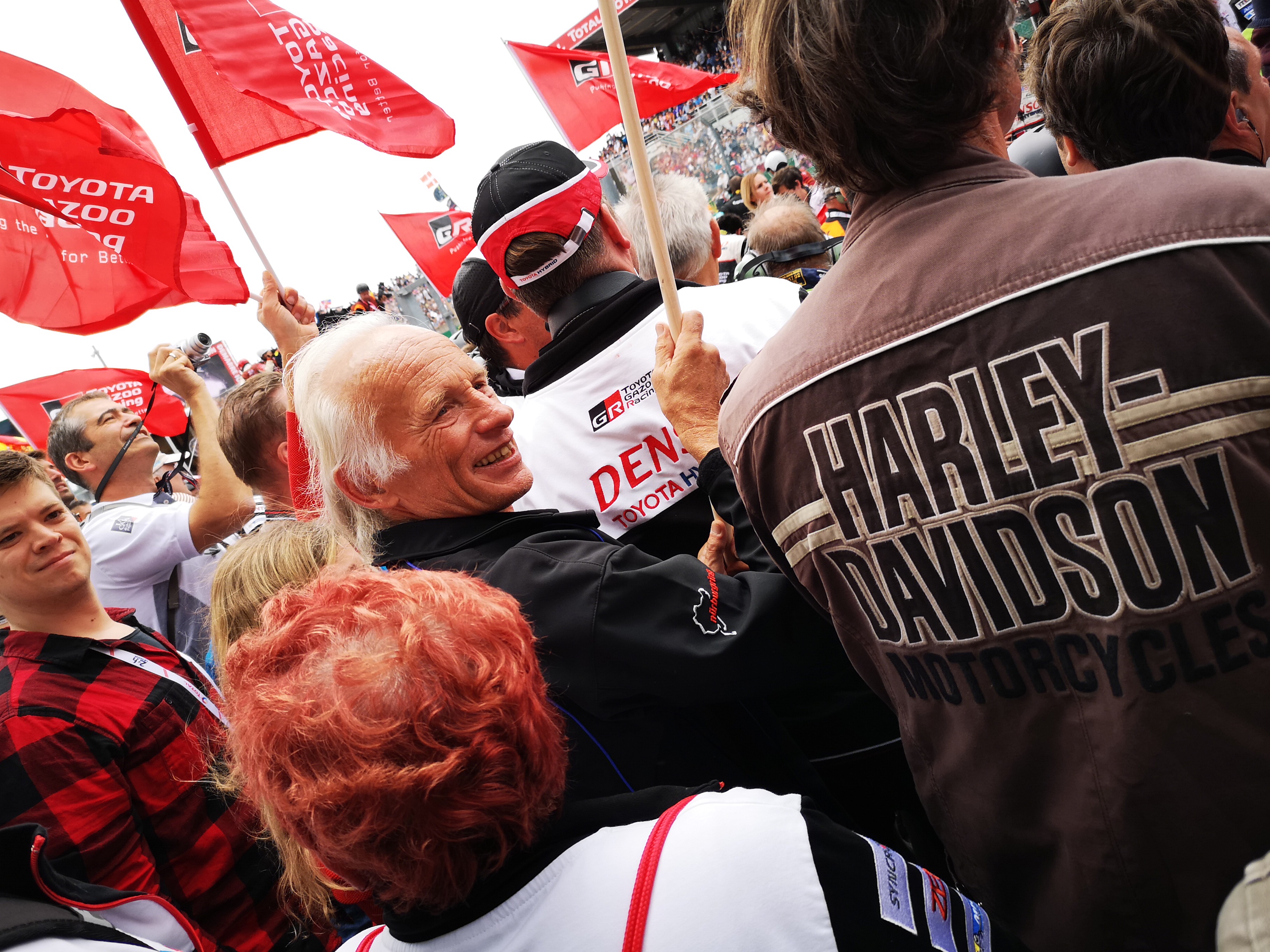 2018 Le Mans 24 Hours - post-race atmosphere in pitlane and podium