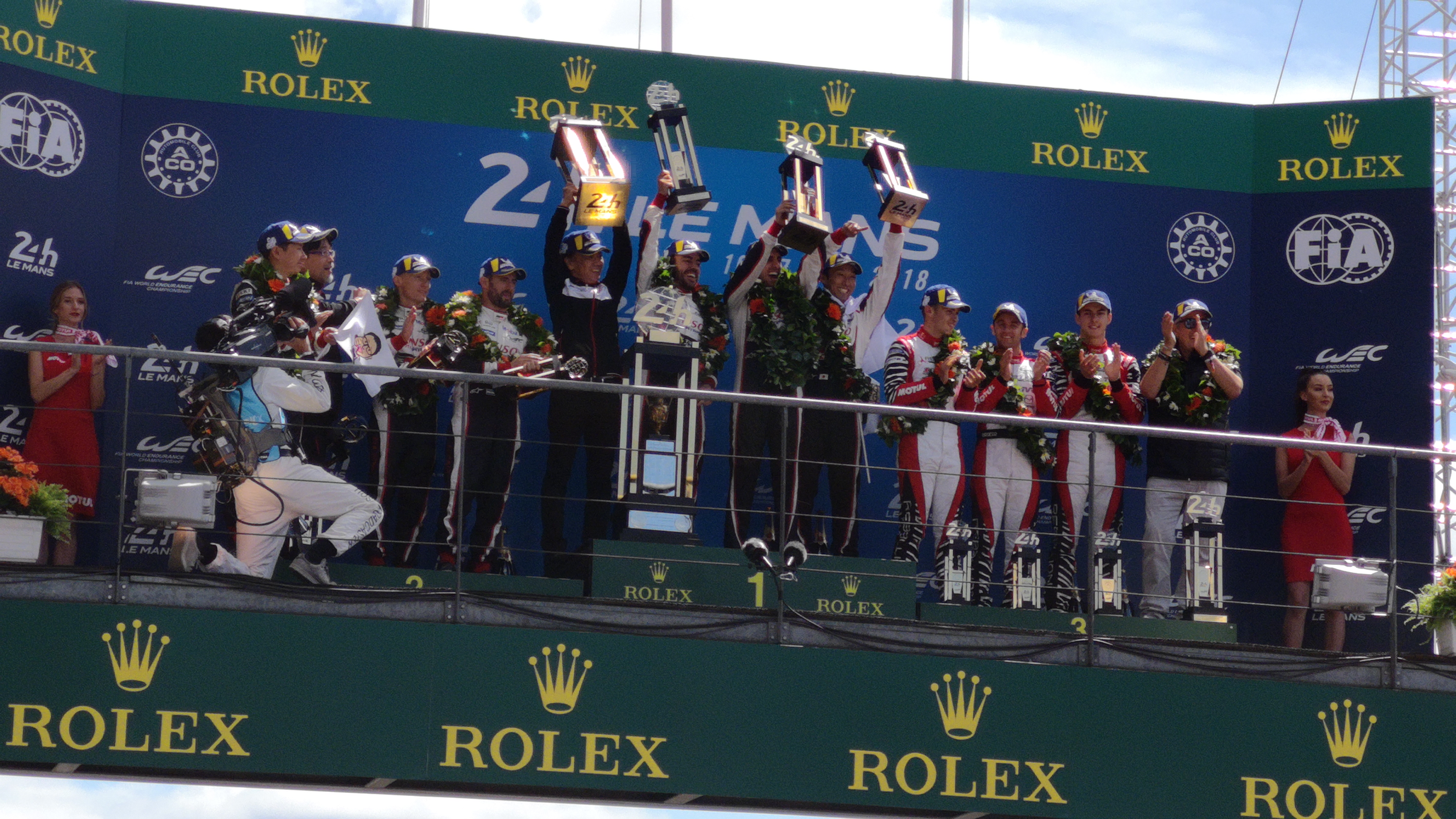 Toyota wins the 2018 Le Mans 24 Hours with Fernando Alonso, Kazuki Nakajima and Sebastien Buemi