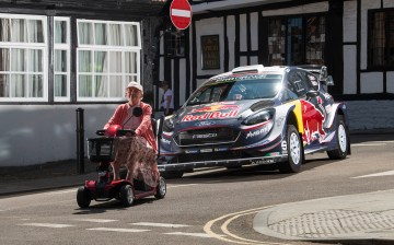 Elfyn Evans Red Bull Ford Fiesta WRC shortcutto Goodwood Festival of Speed video