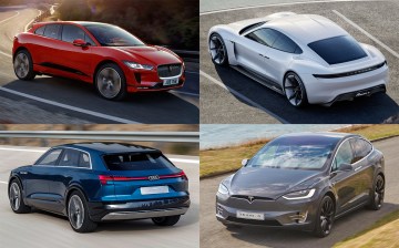 Which is the best electric car in 2018? Audi e-tron vs Jaguar I-Pace vs Porsche Taycan vs Tesla Model X