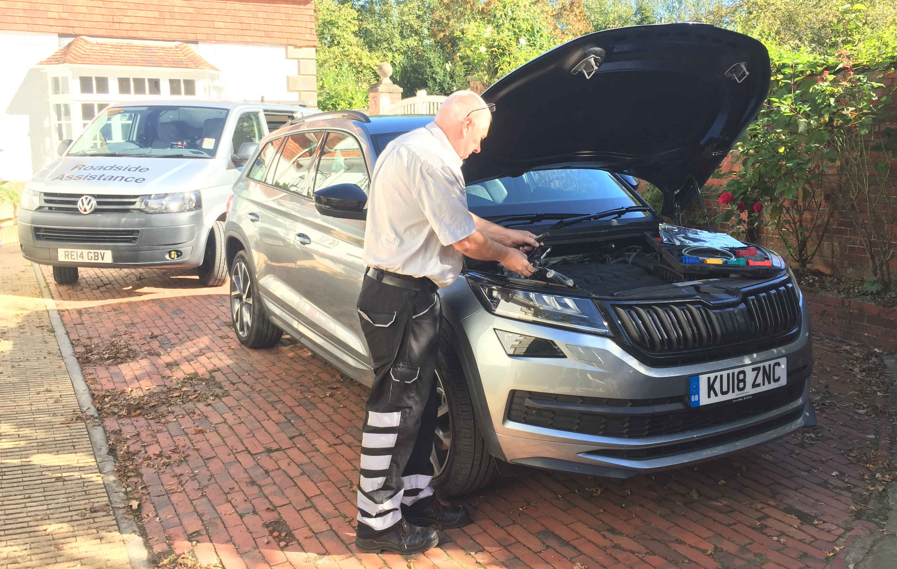 Skoda Kodiaq long-term test review - coolant failure fixed by VW Group Roadside Assistance - James Mills for Driving.co.uk