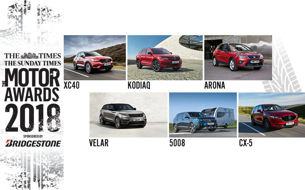 The Motor Awards 2018: Vote for your best SUV/ Crossover of the year