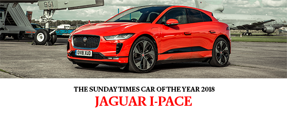 2018 Times, Sunday Times, The Sun and Wireless Motor Awards 2018 sponsored by Bridgestone: Jaguar I-PACE - Sunday Times Car of the Year