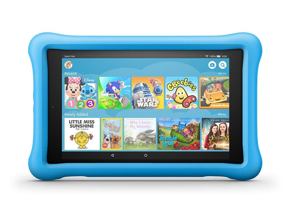 Christmas gift ideas for car fan: Amazon Fire HD 8 Kids tablet