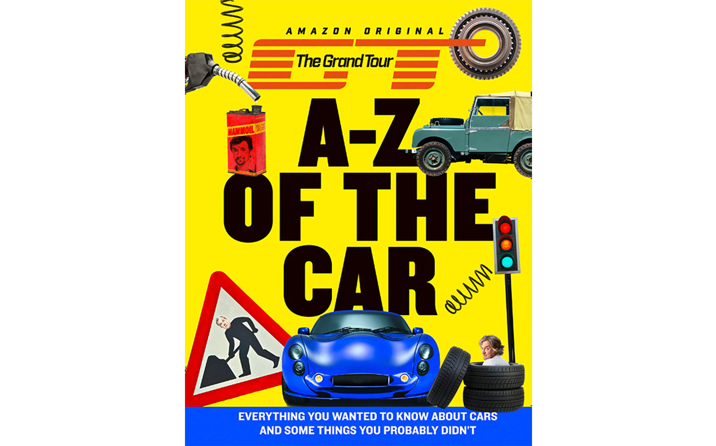 Christmas gift ideas for car fan: The Grand Tour A-Z of the Car book, featuring Jeremy Clarkson, Richard Hammond and James May