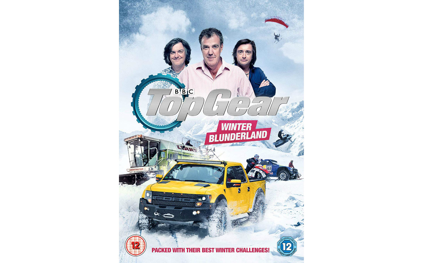 Christmas gift ideas for car fan: Top Gear Winter Blunderland DVD with Clarkson, Hammond and May