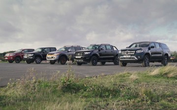 Pick-up truck drag race: Ford Ranger vs Mercedes-Benz X-Class vs Mitsubishi L200 vs Toyota Hilux vs Volkswagen Amarok