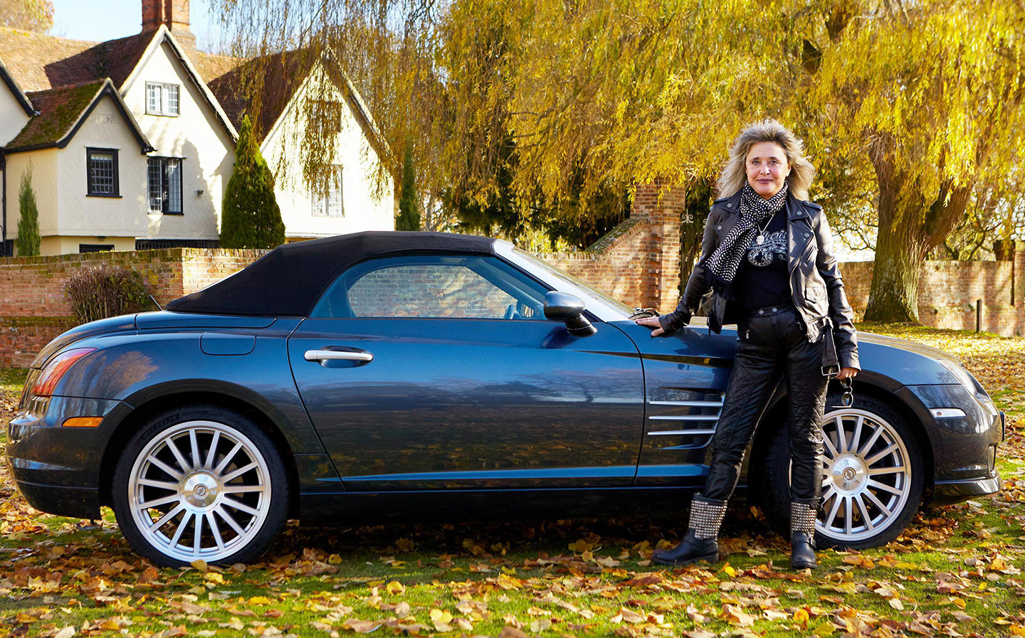 Suzi Quatro interview - cars and career in Me and My Motor by Jeremy Taylor for Sunday Times Magazine