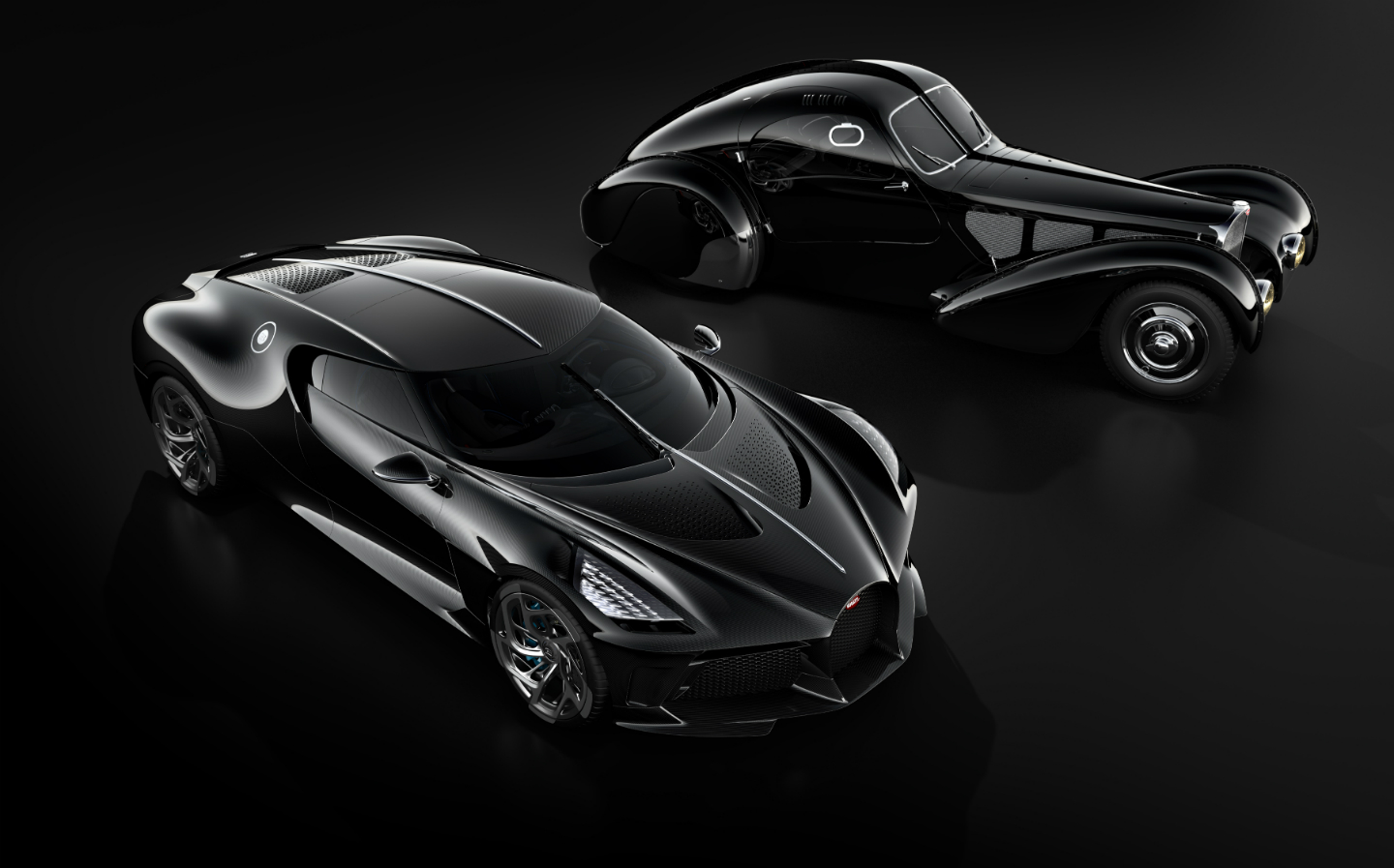 Bugatti La Car Noire hycar concept in geneva 2019