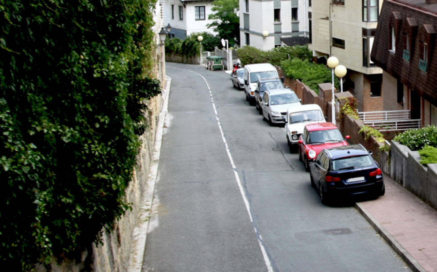 UK road pavement parking