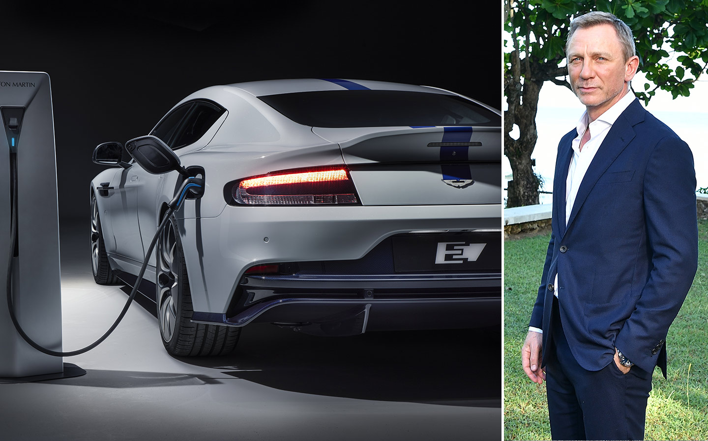 James Bond not driving Aston Martin Rapide E