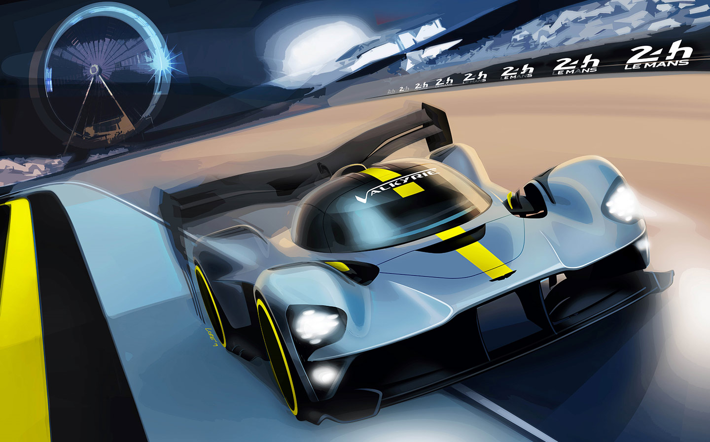 2020/21 Aston Martin Valkyrie Le Mans racing hyper car