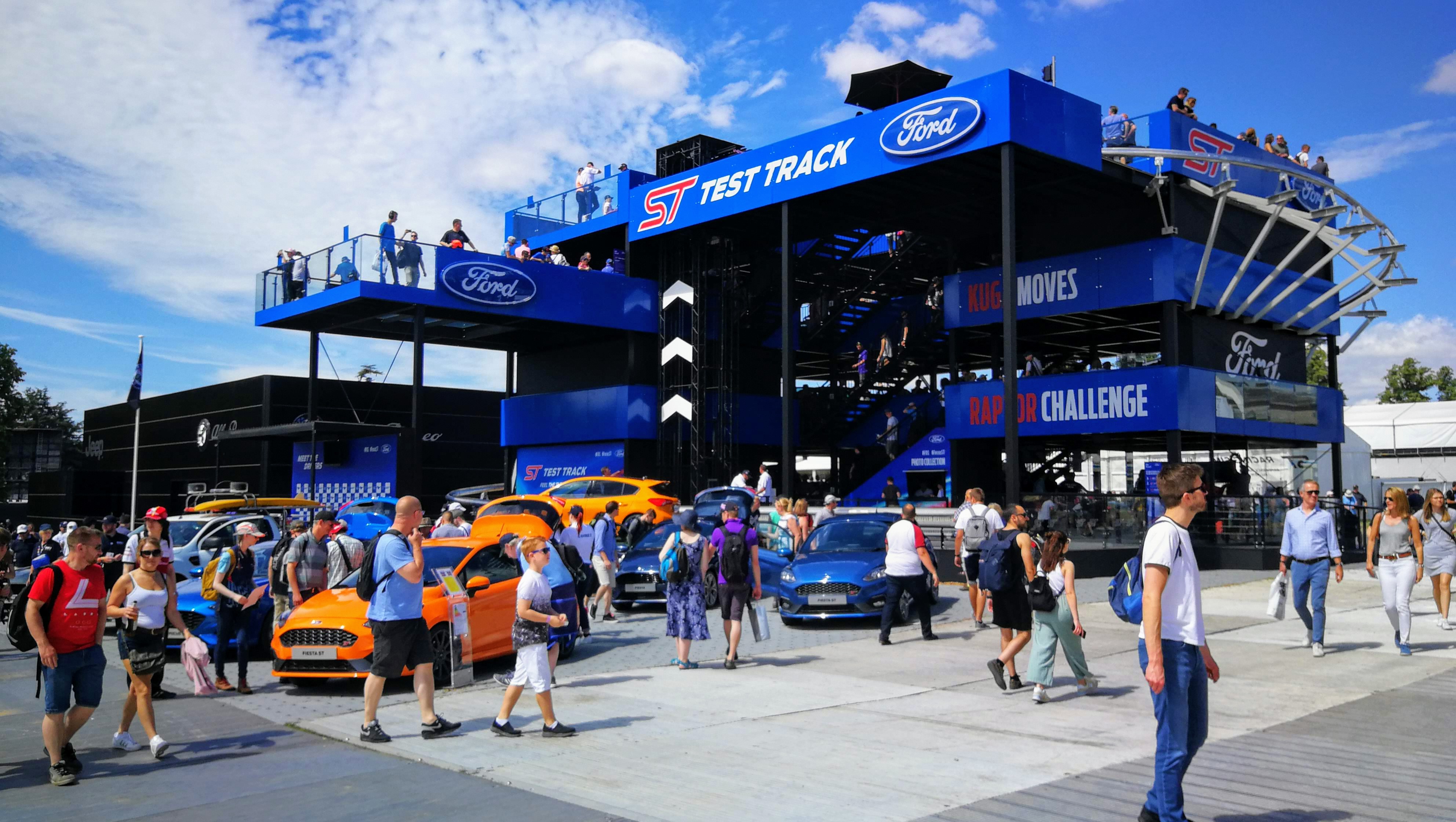 Ford stand at Goodwood Festival of Speed FOS 2019