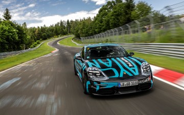 Watch electric Porsche Taycan lap Nürburgring Nordschleife in 7m 42s