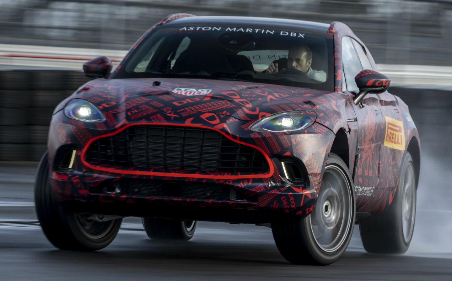 Aston Martin DBX Prototype Track Testing