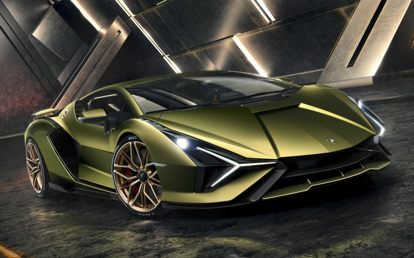 2019 Frankfurt Motor Show reveal 2019 Lamborghini Sian FKP 37 Hybrid Hypercar
