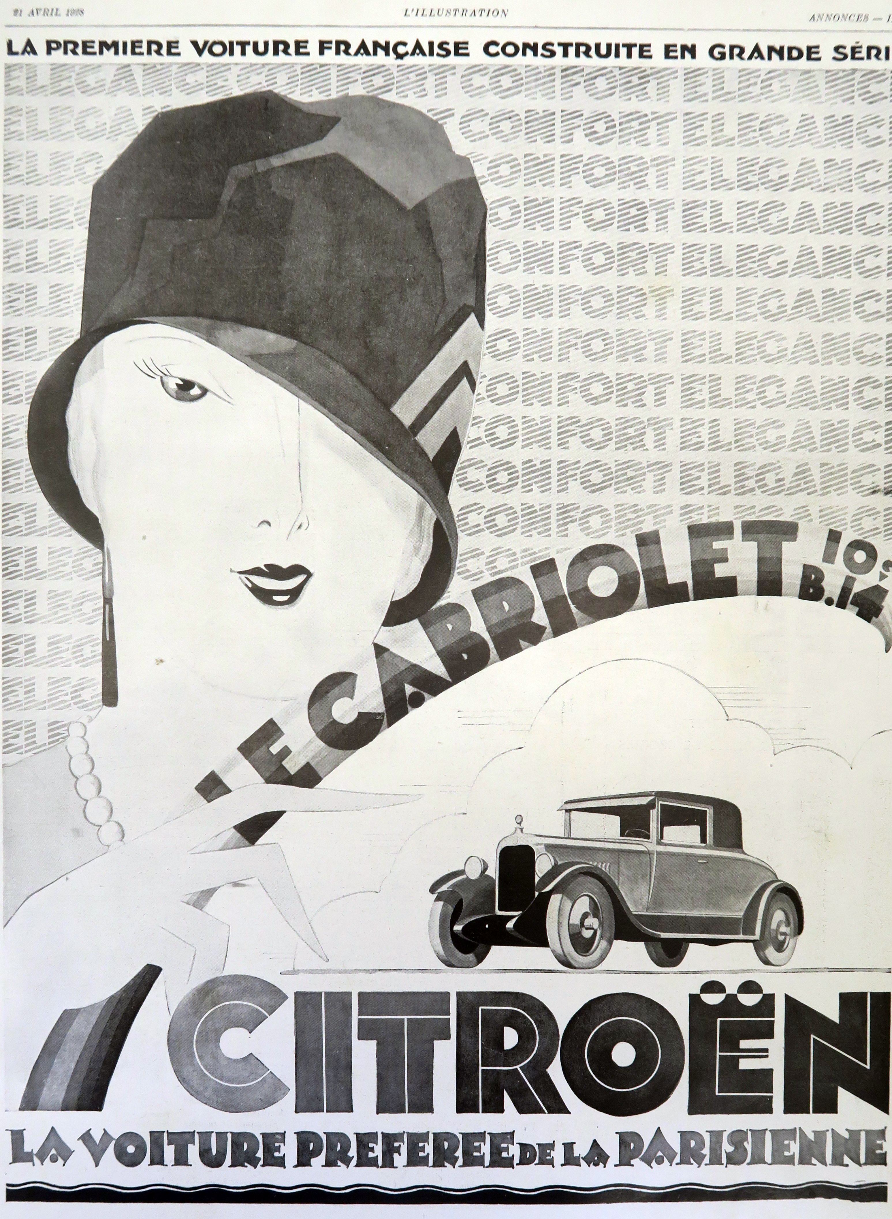 Ten brilliant Citroën car adverts from its first 100 years Citroën: The favourite car of the Parisian woman magazine advert