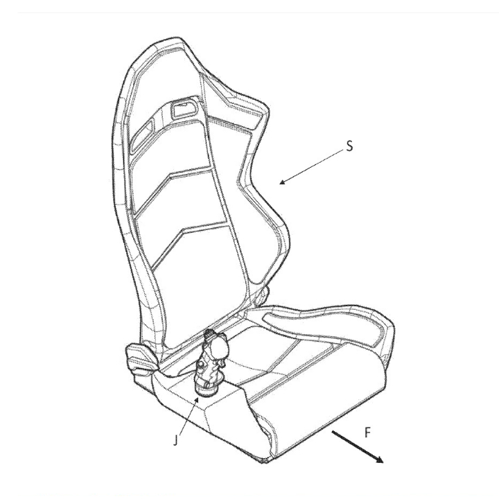 Ferrari joystick steering patent 2019