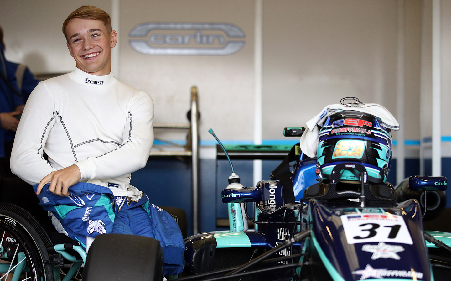 Billy Monger joins the Extreme E electric off-road racing series