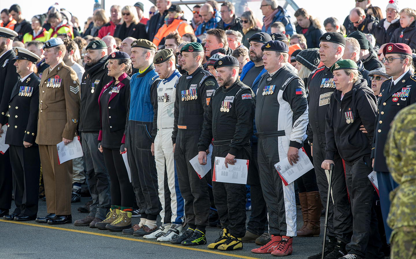 A remarkable mission: On track at Race of Remembrance 2019 - Sunday Service