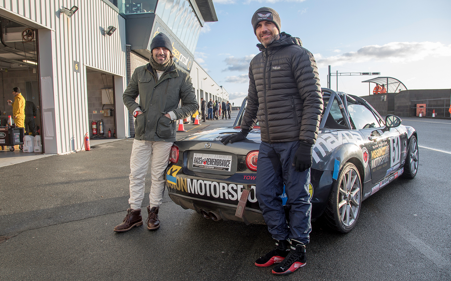 A remarkable mission: On track at Race of Remembrance 2019 - Dario and Marino Franchitti