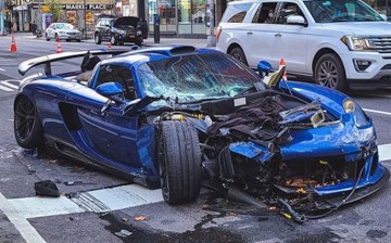 Millionaire totals £630k ultra-rare Gemballa Mirage GT, attempts to flee scene
