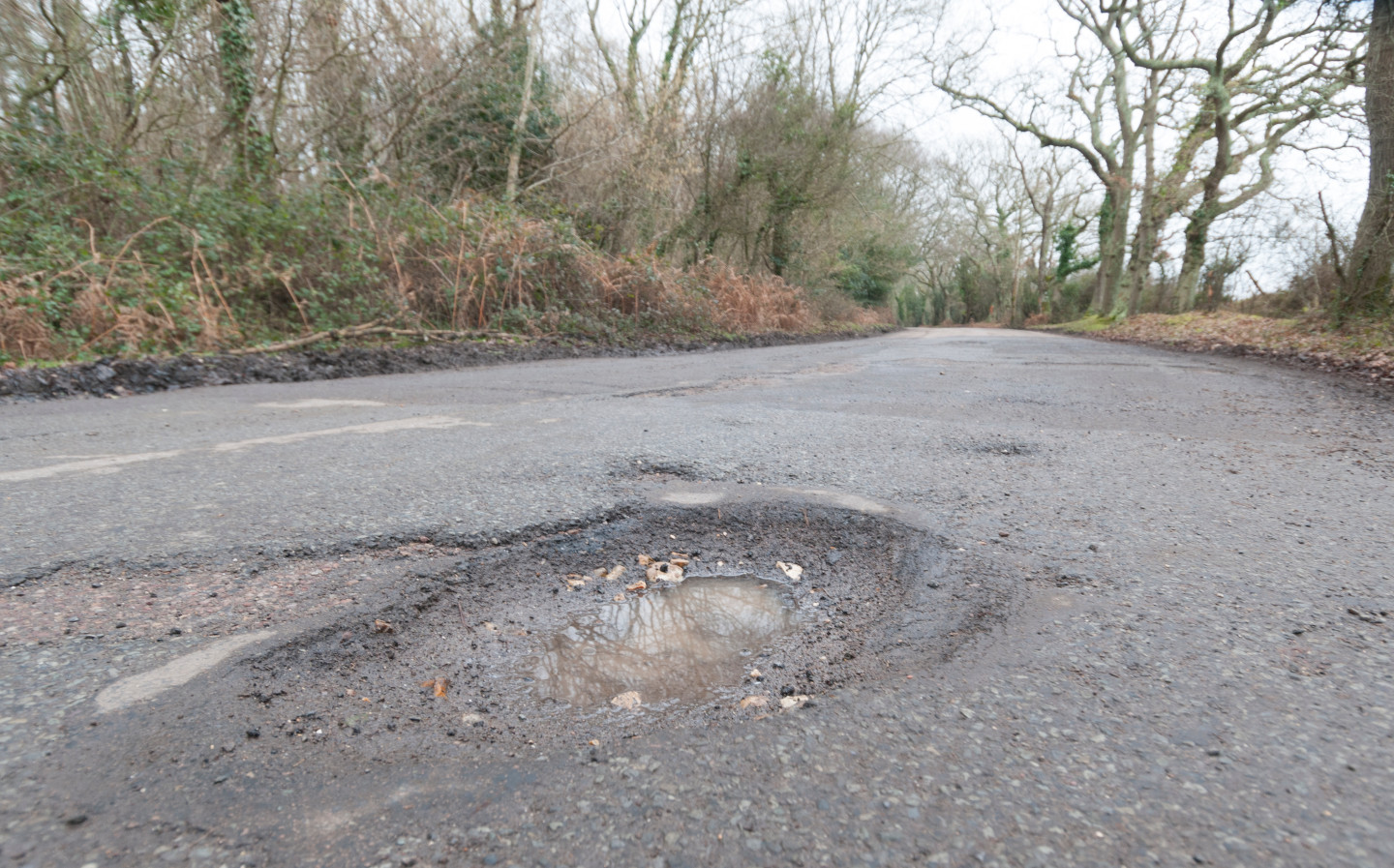Pothole-related breakdowns increase due to winter storms