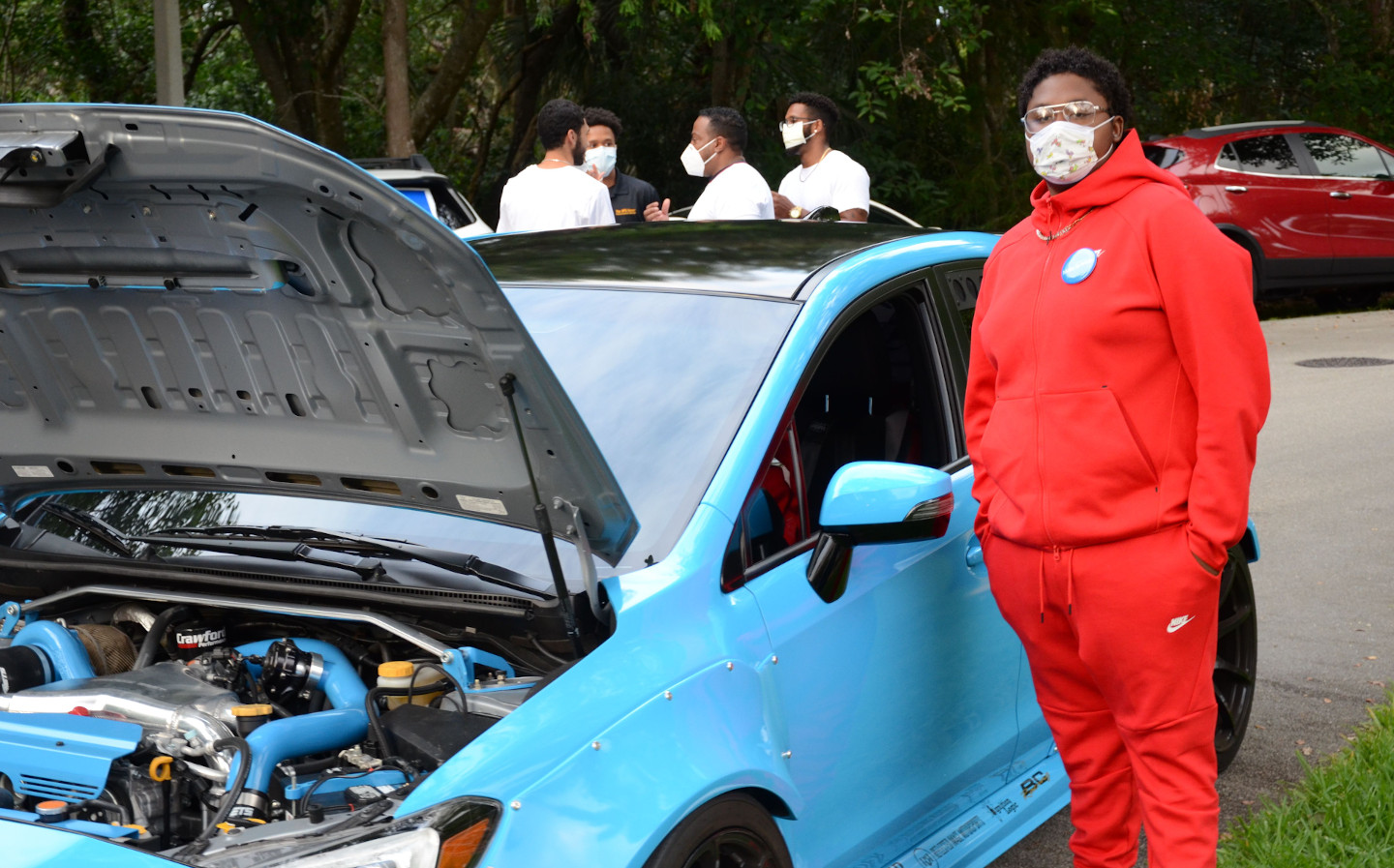 Charity organises Subaru parade for ill 19-year old