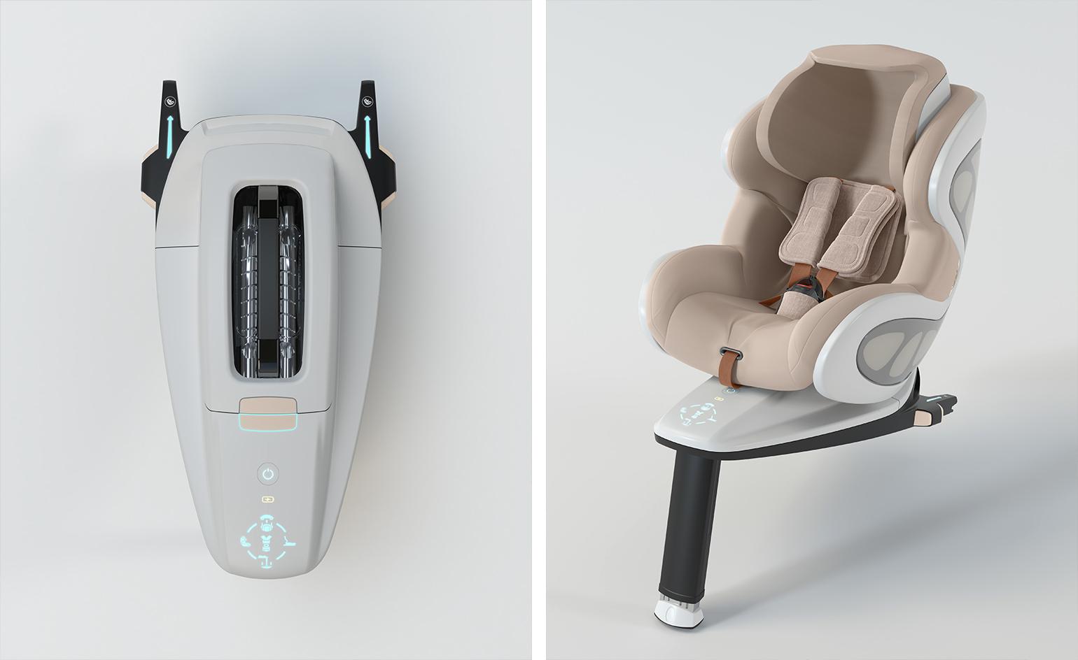 BabyArk child car seat designed by Frank Stephenson
